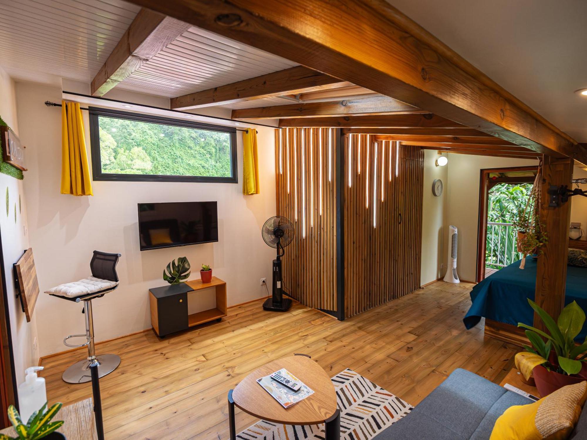 Kalinao - Bungalow Chic En Nature Les Abymes Exteriör bild